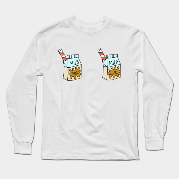 Chocolate Milk Long Sleeve T-Shirt by EvaCreel